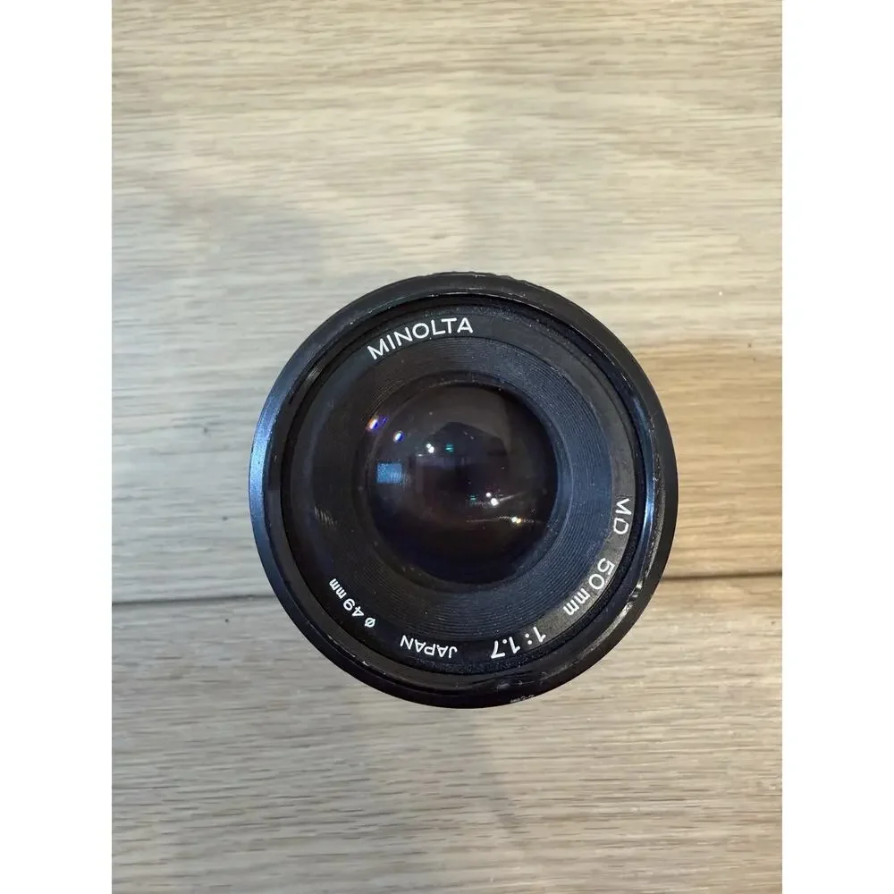 Minolta MD 50mm 1:1.7 Manual Focus Lens Japan